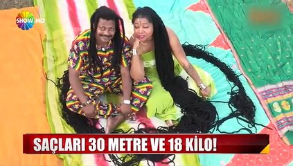 Dünyanın en uzun saçlı kadını