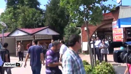 Hopa'da Bakan Eroğlu'na protesto