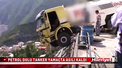 ARTVİN'DE İNANILMAZ BİR KAZA