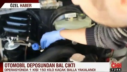 Benzin deposundan bal çıktı
