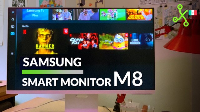 Samsung Smart Monitor M8, lo PROBAMOS: trabajar y ver películas al MISMO TIEMPO