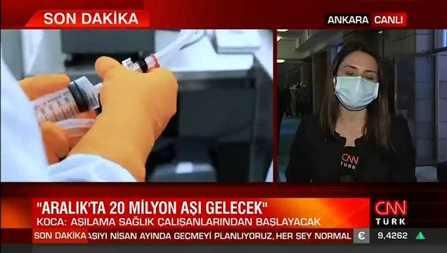 Sağlık Bakanı Koca koronavirüs aşısı için tarih verdi