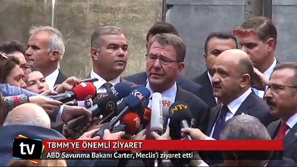 ABD Savunma Bakanı Carter, Meclis'i ziyaret etti