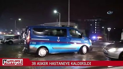 38 asker zehirlenme şüphesiyle hastaneye kaldırıldı