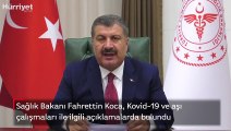 Sağlık Bakanı Fahrettin Koca, Kovid-19 ve aşı çalışmaları ile ilgili açıklamalarda bulundu