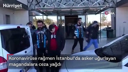 Corona Virüse rağmen asker uğurlayan magandalara ceza yağdı