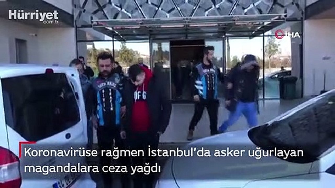Corona Virüse rağmen asker uğurlayan magandalara ceza yağdı