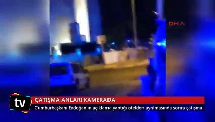 Çatışma anı kamerada