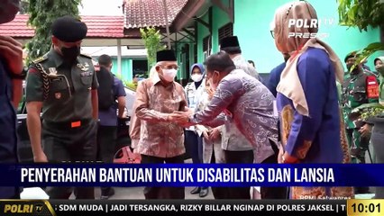 PRESISI UPDATE 10.00 WIB : Wapres Penyerahan Bantuan Disabilitas Dan Lansia