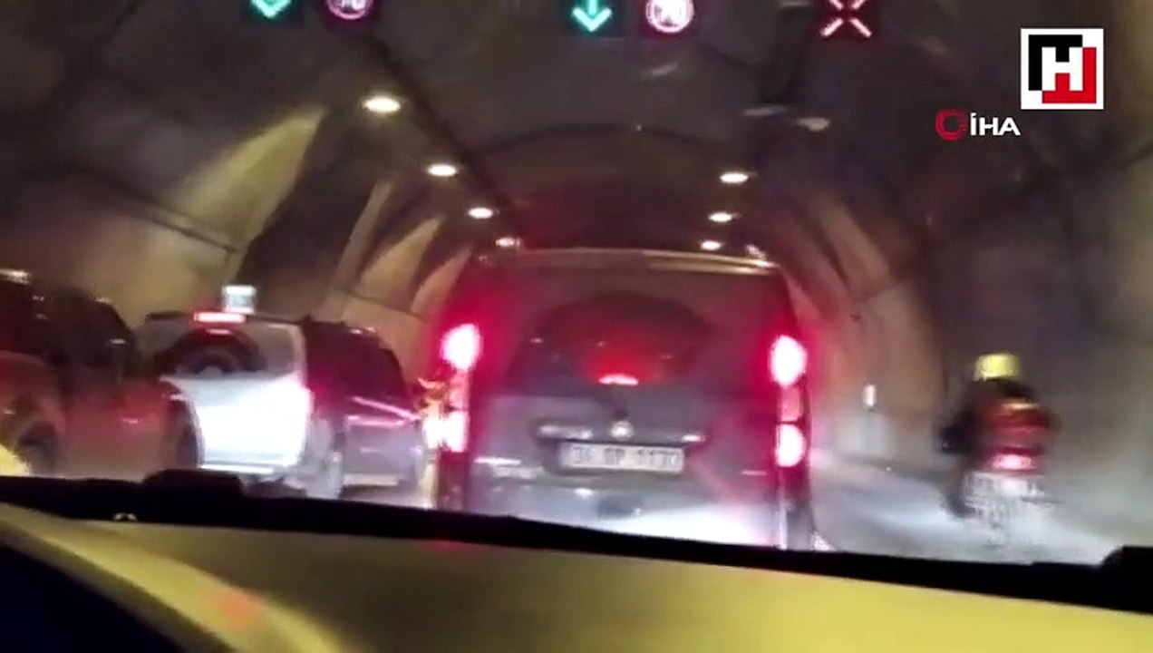 Asker uğurlamasında tünel kapatıp drift yapan magandalar yakalandı