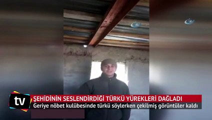 Tunceli şehidinin seslendirdiği türkü yürekleri dağladı