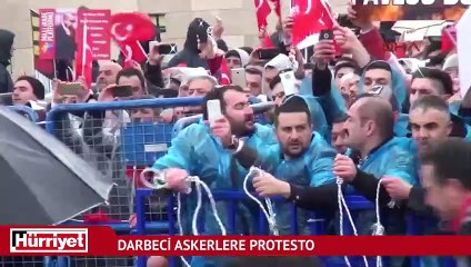 Muğla'da darbeci askerlere idam ipi attılar