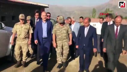 İçişleri Bakanı Soylu, Kato Dağı'ndaki askerlerle bayramlaştı