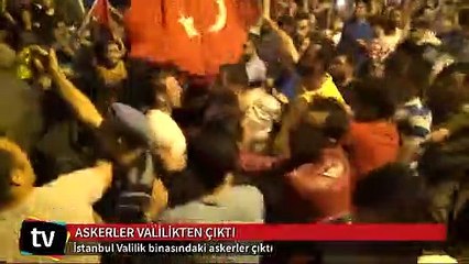 Askerler İstanbul Valilik Binası'ndan böyle çıktı