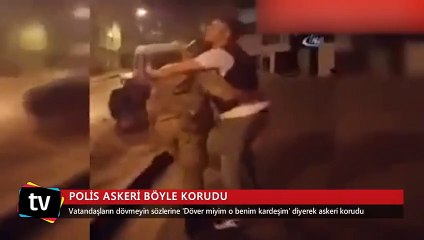 Polis askeri kargaşanın ortasından böyle kurtardı