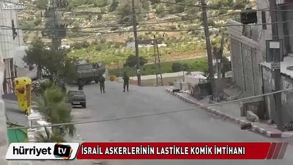 Lastiğe 'DUR' ihtarı çeken askerler