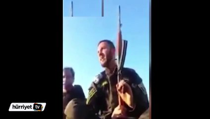 Askerlerin başına bomba düştü