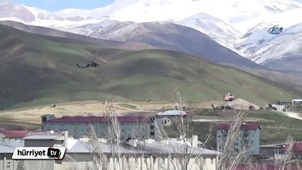 Sınır birliklerine havadan ve karadan sevkiyat