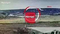 Rusya'da askeri helikopterin düşme anı kamerada