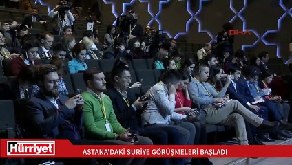 Suriye'de barışın görüşüleceği Astana görüşmeleri başladı