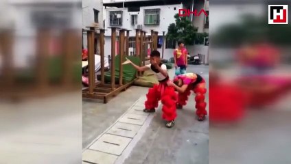 Geleneksel "Aslan Dansı" büyük ilgi topladı