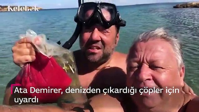 Ata Demirer sosyal medyadan seslendi: Denize çöp atmayın