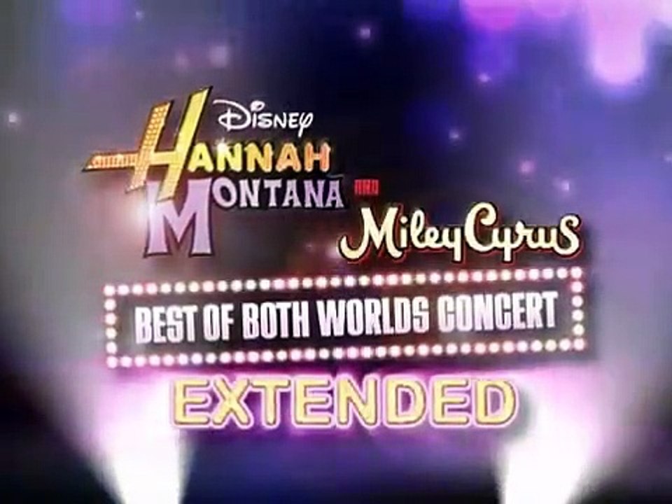 Hannah Montana et Miley Cyrus : Le Film concert évènement Bande-annonce (EN)