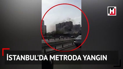 Ataköy-Şirinevler Metrosu'nda yangın