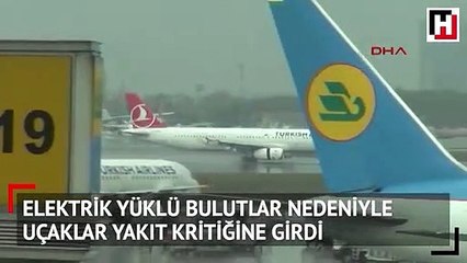 İstanbul hava sahasında hareketli dakikalar! Uçaklar yakıt kritiğine girdi
