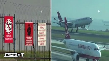 Atatürk Havalimanı’nda Drone için tabelalı önlem