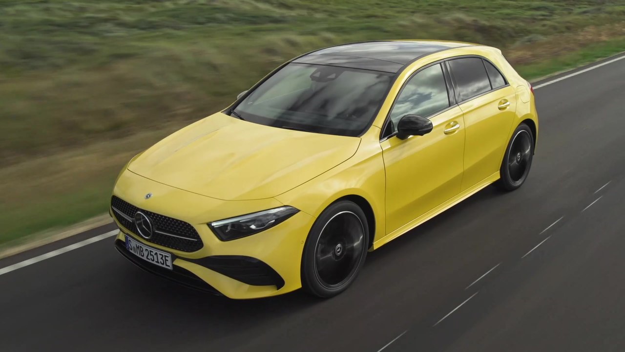 Die neue Mercedes-Benz A-Klasse - Sportlich-muskulöses Exterieur