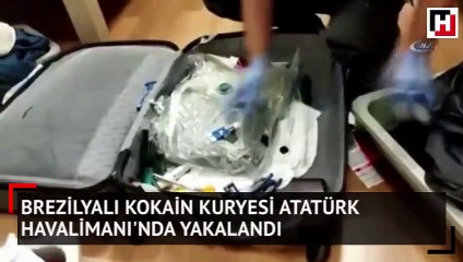 Brezilyalı kokain kuryesi Atatürk Havalimanı'nda yakalandı