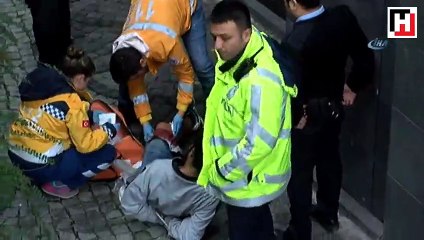 Sarıyer'de hareketli dakikalar.... Polis ateş açıp yakaladı