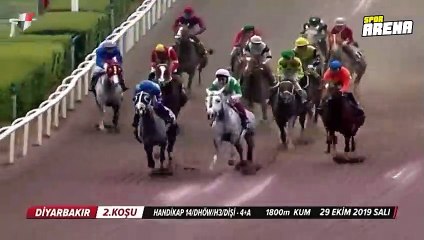 Diyarbakır Hipodromu'nda talihsiz kaza!