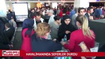 THY 24.00'e kadar Atatürk Havalimanı'ndan seferlerini durdurdu