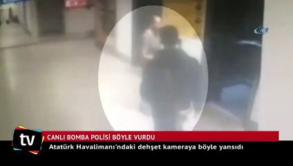 Canlı bomba polis memurunu böyle vurdu