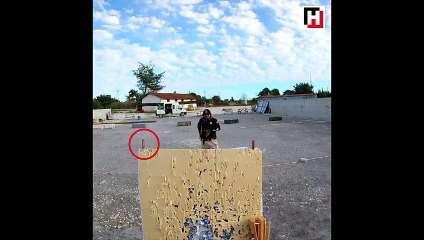 Türk polisinden inanılmaz atış!