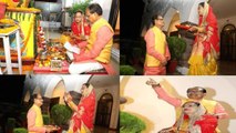 CM शिवराज सिंह चौहान ने पत्नी साधना सिंह के साथ मनाया करवा चौथ का पर्व