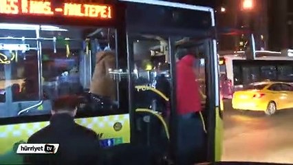 Şoförü darp etti, otobüsü kurşunlayıp kaçtı