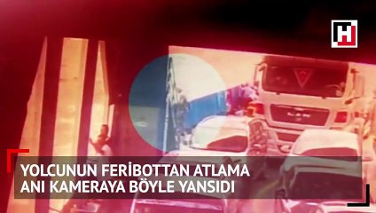 Çanakkale'de bir kişi feribottan atladı