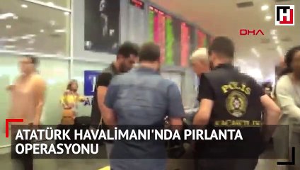 İstanbul Atatürk Havalimanı'nda pırlanta operasyonu