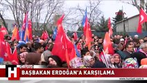 ATATÜRK HAVALİMANI'NDA BAŞBAKAN ERDOĞAN'A KARŞILAMA