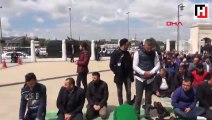 Atatürk Havalimanı camii bahçesindeki şüpheli paket fünye ile patlatıldı