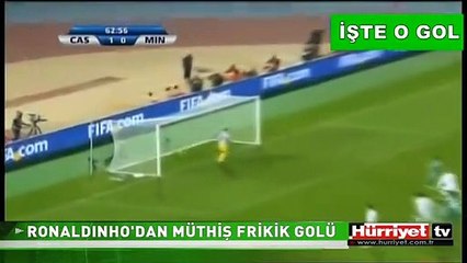 BU FRİKİK GOLÜNÜ ANCAK RONALDINHO ATAR