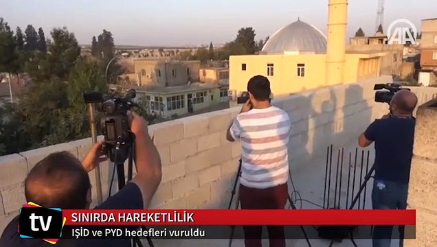 Terör örgütü IŞİD ve PYD hedefleri vuruldu