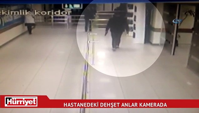 Kartal Hastanesi'nde silahlı şahsın ateş açma anı kamerada