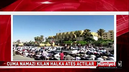 MISIR'DA CUMA NAMAZI KILAN HALKA ATEŞ AÇTILAR