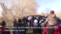 Yunanistan tarafından düzensiz göçmenlerin üzerine ateş açıldı
