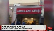 Hastane bahçesindeki kavgayı polis havaya ateş açarak durdurdu