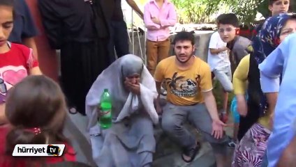 Suriyeli hamile kadın üçüncü kattan atladı